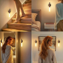 Carica l'immagine nel visualizzatore di Gallery, Luce notturna a LED Ricarica USB Induzione umana intelligente per comodino Armadio domestico Illuminazione Lampada a LED