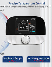 Carica l'immagine nel visualizzatore di Gallery, Termostato wireless RF Riscaldamento a pavimento WiFi intelligente per caldaia a gas Ricevitore regolatore di temperatur