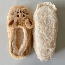 Carica l'immagine nel visualizzatore di Gallery, Pantofola fuzzy per la casa da donna in pelliccia invernale calda peluche antiscivolo impugnatura interna soffice pigra 