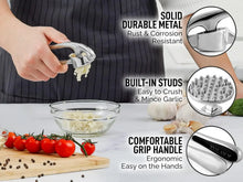Carica l'immagine nel visualizzatore di Gallery, Set di Spremiaglio Premium per Cucina - Resistente alla Ruggine e Lavabile in Lavastoviglie - Utensile Professionale per