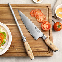 Carica l'immagine nel visualizzatore di Gallery, XINZUO Nuovo diamantato per affilare i coltelli da cucina in acciaio per affilare i coltelli in acciaio al carbonio Dure