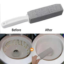 Carica l'immagine nel visualizzatore di Gallery, Detergente per WC Pietra pomice naturale Spazzola per WC Spazzola per pulizia bagno Pietra per pulizia con manico lungo 