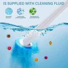 Carica l'immagine nel visualizzatore di Gallery, 6/36 Pezzi Testine di Ricambio per Spazzola WC, Spugne Monouso Dissolubili, Kit di Pulizia con Detergente Profumato (Oce