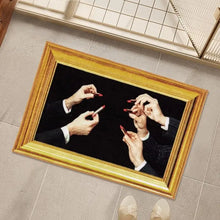 Carica l'immagine nel visualizzatore di Gallery, VIKAMA Tappeto vintage in stile americano con motivo a globo: resistente, morbido e confortevole per la decorazione dell