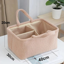 Carica l'immagine nel visualizzatore di Gallery, Borsa da viaggio portatile per mamma, borsa per pannolini, borsa portaoggetti per biberon, cestino portaoggetti multifun