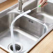 Carica l'immagine nel visualizzatore di Gallery, Spazzola per dragaggio tubi Bagno Fogna Rimuovi capelli Spazzola per pulizia lavello 48/65/71 cm Pulitore di scarico Str