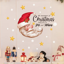 Carica l'immagine nel visualizzatore di Gallery, Adesivi Murali con Proverbi di Babbo Natale, Decorazione Natalizia per Soggiorno, Murales per Capodanno, Decorazioni per