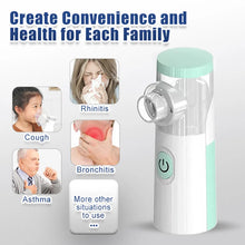 Carica l'immagine nel visualizzatore di Gallery, Nebulizzatore medico Macchina Asma Inalatore Mini Palmare Automizer Bambini Adulto Bambino Inalare A Vapore Casa Nebuliz
