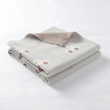 Carica l'immagine nel visualizzatore di Gallery, Coperte per bambini traspirante neonato ragazza Swaddle Wrap ricezione 100*80cm neonato cotone lavorato a maglia passegg