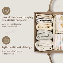 Carica l'immagine nel visualizzatore di Gallery, IMBABY Borsa portaoggetti multifunzionale per pannolini per bambini Conservazione di grande capacità Prodotti per bambin