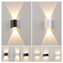 Carica l'immagine nel visualizzatore di Gallery, Lampada da parete a LED per esterni impermeabile IP65 Lampada da parete per portico da giardino e lampada da illuminazio
