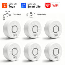 Carica l'immagine nel visualizzatore di Gallery, Rilevatore di Perdite d'Acqua WiFi Tuya, Sensore Intelligente con Allarme Sonoro ad Alto Decibel per Cucina e Bagno, Avv