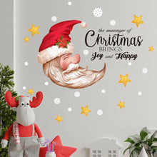 Carica l'immagine nel visualizzatore di Gallery, Adesivi Murali con Proverbi di Babbo Natale, Decorazione Natalizia per Soggiorno, Murales per Capodanno, Decorazioni per