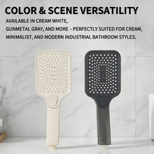 Carica l'immagine nel visualizzatore di Gallery, Soffione doccia portatile ad alta pressione, 3 modalità di spruzzatura, spruzzatore Super Boost in ABS nero/bianco opaco