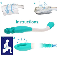 Carica l'immagine nel visualizzatore di Gallery, Ausili per l'Igiene Intima: Spazzola a Lunga Portata Comfort Bottom Buddy per la Pulizia del Sedere, Ideale per Persone 