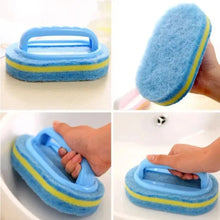 Carica l'immagine nel visualizzatore di Gallery, Spugna Multifunzionale con Manico per Pulizia di Cucina, Bagno, Piastrelle, Vetro e Vasca, Design Ergonomico per Rimozio