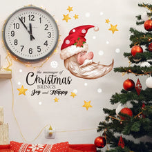 Carica l'immagine nel visualizzatore di Gallery, Adesivi Murali con Proverbi di Babbo Natale, Decorazione Natalizia per Soggiorno, Murales per Capodanno, Decorazioni per