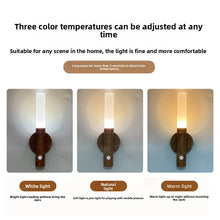 Carica l'immagine nel visualizzatore di Gallery, Luce notturna a LED Ricarica USB Induzione umana intelligente per comodino Armadio domestico Illuminazione Lampada a LED