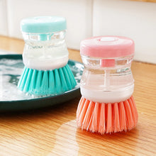 Carica l'immagine nel visualizzatore di Gallery, Dispenser Automatico di Sapone con Spazzola per Piatti, Spazzola per Pulizia Cucina con Manico Liquido, Pulitore Resiste
