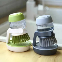 Carica l'immagine nel visualizzatore di Gallery, Spazzola per piatti con dispenser di sapone Spazzola per palme Lavaggio dei piatti Spazzole per scrub da cucina con supp