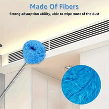 Carica l'immagine nel visualizzatore di Gallery, Spazzola per la pulizia della polvere in microfibra per ventilatori a soffitto, estensibile fino a 80 cm, con manico lun
