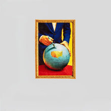 Carica l'immagine nel visualizzatore di Gallery, VIKAMA Tappeto vintage in stile americano con motivo a globo: resistente, morbido e confortevole per la decorazione dell