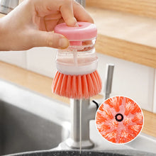 Carica l'immagine nel visualizzatore di Gallery, Dispenser Automatico di Sapone con Spazzola per Piatti, Spazzola per Pulizia Cucina con Manico Liquido, Pulitore Resiste