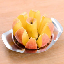 Carica l'immagine nel visualizzatore di Gallery, Affettatrice per mele in acciaio inossidabile Taglierina per frutta e verdura Gadget da cucina Accessori Utensile per ta