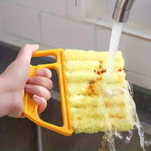 Carica l'immagine nel visualizzatore di Gallery, Spazzola per la pulizia delle finestre dei tende, spazzola per la rimozione della polvere dei tende lavabili staccabili,