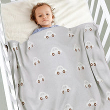 Carica l'immagine nel visualizzatore di Gallery, Coperte per bambini traspirante neonato ragazza Swaddle Wrap ricezione 100*80cm neonato cotone lavorato a maglia passegg