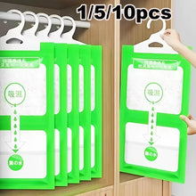 Carica l'immagine nel visualizzatore di Gallery, Nuovi Sacchetti Essiccanti Igroscopici Anti-Muffa da Appendere per Armadi e Guardaroba, Deumidificatore per Armadietti, 