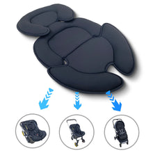 Carica l'immagine nel visualizzatore di Gallery, Cuscino per sedile universale per passeggino Cuscino di supporto per testa e corpo per inserto per seggiolino auto per n