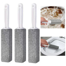 Carica l'immagine nel visualizzatore di Gallery, Detergente per WC Pietra pomice naturale Spazzola per WC Spazzola per pulizia bagno Pietra per pulizia con manico lungo 
