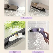 Carica l'immagine nel visualizzatore di Gallery, 4 in 1 360 ° Spazzola multiuso per la pulizia delle piastrelle con setole dure rotanti con raschietto a clip per pavimen