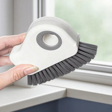 Carica l'immagine nel visualizzatore di Gallery, 1 pz Spazzola 2 in 1 per la pulizia di scanalature finestre e porte, Strumento per la pulizia di binari di porte scorrev