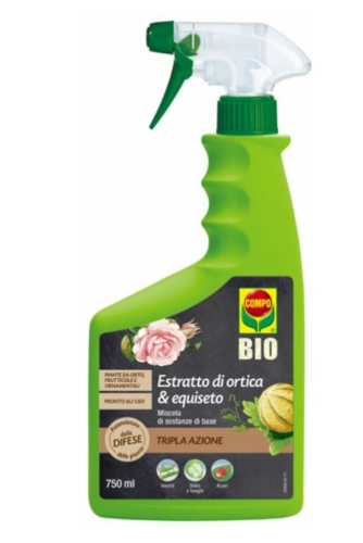 COMPO Tripla Azione PFnPO, Insetticida-Fungicida-Acaricida pronto all'uso, Per Piante Ornamentali e da Fiore di tipo arbustivo ed erbaceo, 750 ml