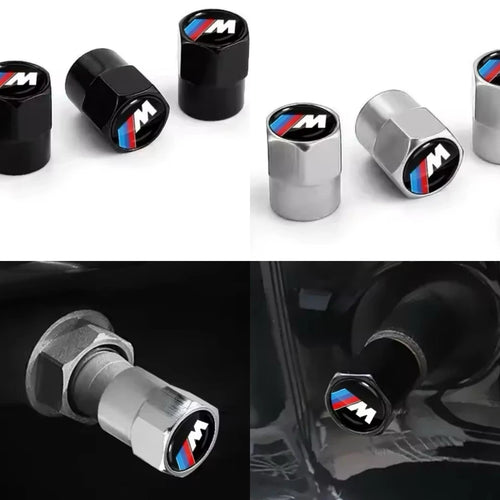 Set di 4 tappi valvola con logo originale BMW per veicoli RDCi