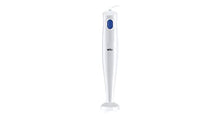 Carica l&#39;immagine nel visualizzatore di Gallery, Braun Frullatore a Immersione MQ10.001PWH + Bicchiere graduato 600ml, Minipimer Leggero, Sistema EasyTwist per cambiare facilmente accessorio, Tecnologia Splash Control niente schizzi