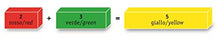 Carica l'immagine nel visualizzatore di Gallery, Italveneta Didattica Cuisenaire, Verde, Standard, 1, All'interno della valigetta 186pz regoli di colori e dimensioni diverse
