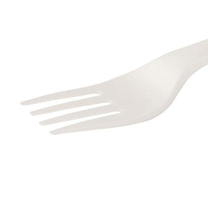 BIOZOYG Forchette Monouso Forchetta Plastica Bianca 163mm (50 pezzi), Bianco - Ilgrandebazar