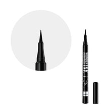 Carica l&#39;immagine nel visualizzatore di Gallery, Rimmel London Eyeliner Waterproof Wonder&#39;Ink, Penna con Punta in Feltro, Tratto Sottile e Preciso, Nero, Balsamo