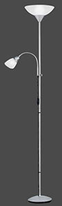 Reality Leuchten R4393-87 Erzwo Piantana, 1xE27 150 Titanio/Bianco