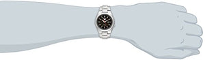 Seiko 5 Gent Orologia da Polso, Automatico, Uomo, Cinturino in Acciaio Nero - Ilgrandebazar
