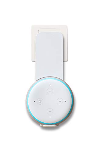 AmazonBasics - Supporto da parete per Echo Dot (3ª generazione), Bianco White