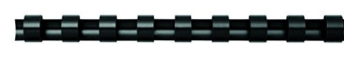 Fellowes 5332302 Dorsi Plastici per Rilegatura, 21 Anelli, Passo 16 mm, Nero - Ilgrandebazar