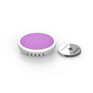 Tempo, termometro Wireless Bluetooth, igrometro, Pressione 33mm X 8mm, Purple - Ilgrandebazar