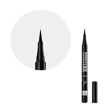 Carica l&#39;immagine nel visualizzatore di Gallery, Rimmel London Eyeliner Waterproof Wonder&#39;Ink, Penna con Punta in Feltro, Tratto Sottile e Preciso, Nero, Balsamo