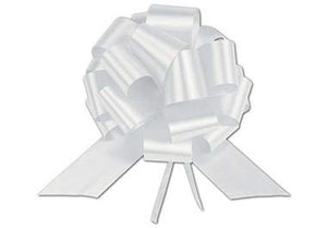 Palucart 100 coccarde Fiocco 30mm Autotiranti Bianco Matrimonio Sposi per... - Ilgrandebazar