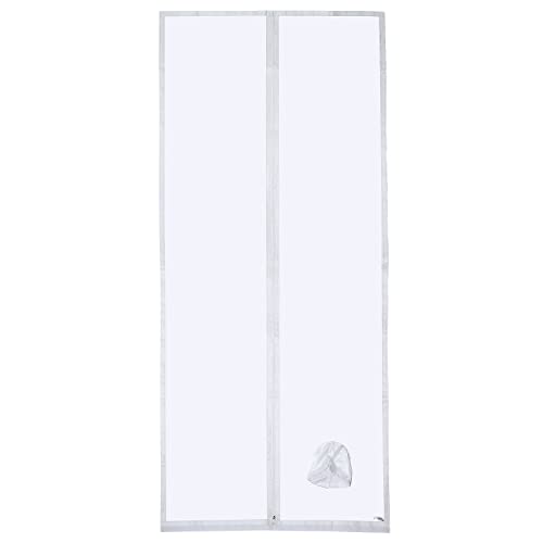 120x240CM Guarnizione Universale per Porte Finestre per Condizionatore Portatile Modello 2022 con Chiusura a Sacco Ferma Tubo – per Tutti Climatizzatori Mobili, Facile da Montare