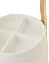Carica l&#39;immagine nel visualizzatore di Gallery, Umbra HUB PORTAOMBRELLI Naturale, Legno, Bianco/Natura, Bianco / Natura - Ilgrandebazar